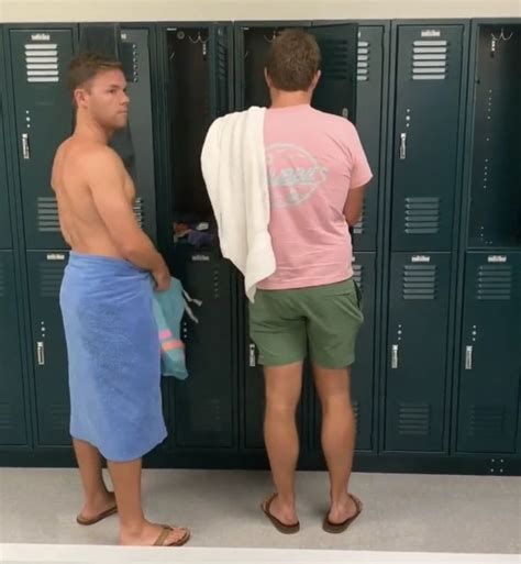 straight guys locker room